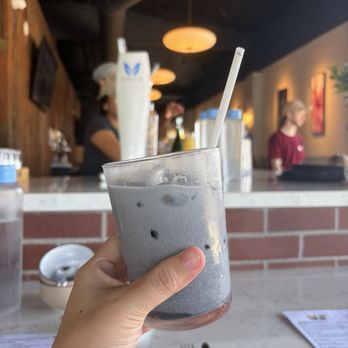 Between Us - Iced Black Sesame Latte - Breakfast & Brunch Near Me - San Diego, California