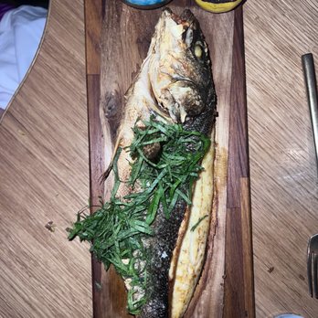 Makoto - Whole Roasted Branzino - Japanese Near Me - Miami Beach, Florida