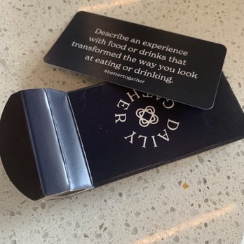 Daily Gather - Fun conversation starter cards handed out during the soft opening - Breakfast & Brunch Near Me - Houston, Texas Daily Gather - Fun conversation starter cards handed out during the soft opening - Breakfast & Brunch Near Me - Houston, Texas