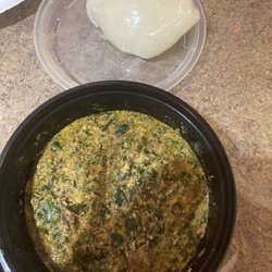 Kitchen Africana - Beef egusi (Nigerian stew) with fufu