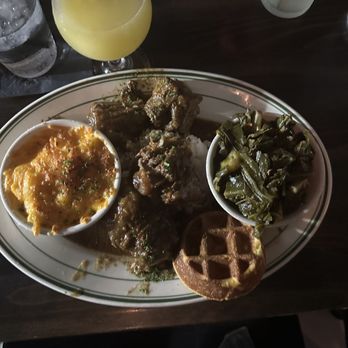 Taste Kitchen Bar - Everything was so good. I had the Taste of Soul with Oxtails, macaroni and cheese, greens and cornbread!!! - Breakfast & Brunch Near Me - Houston, Texas Taste Kitchen Bar - Everything was so good. I had the Taste of Soul with Oxtails, macaroni and cheese, greens and cornbread!!! - Breakfast & Brunch Near Me - Houston, Texas