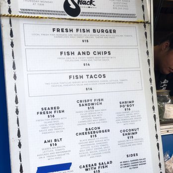 Da Fish Shack - Menu - Food Trucks Near Me - Hana, Hawaii