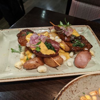 Tanta - Corazon (grilled veal heart skewer) - Peruvian Near Me - Chicago, Illinois