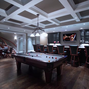 Rule4 Building Group - Games and entertainment area - part of complete basement renovation - General Contractors Near Me - Elkridge, Maryland