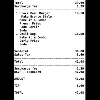 Boulevard Burger - 3% surcharge for using card - Burgers Near Me - Castro Valley, California