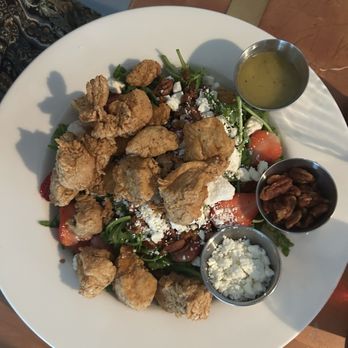 Taste Kitchen + Bar - Strawberry filled salad with chicken - Breakfast & Brunch Near Me - Houston, Texas