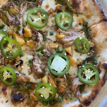 Monkeypod Kitchen by Merriman - Kalua Pork Pizza - New American Near Me - Kihei, Hawaii Monkeypod Kitchen by Merriman - Kalua Pork Pizza - New American Near Me - Kihei, Hawaii