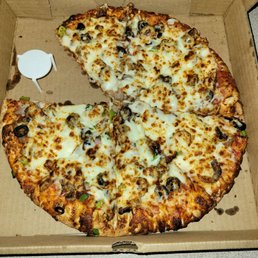 a half eaten pizza in a box a half eaten pizza in a box
