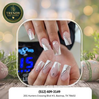 Trendy Nail Lounge - Fresh nails make every outfit look more put together Schedule your appointment now! - Nail Salons Near Me - Bastrop, Texas Trendy Nail Lounge - Fresh nails make every outfit look more put together Schedule your appointment now! - Nail Salons Near Me - Bastrop, Texas