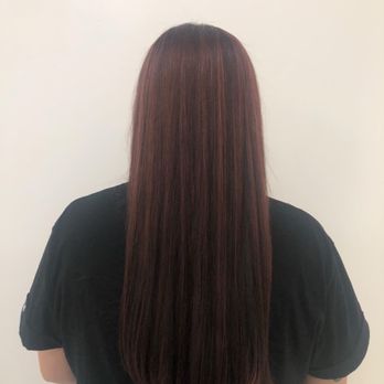 Paul Mitchell The School San Jose - Red tint. Red highlights. Face frame. - Hair Salons Near Me - San Jose, California Paul Mitchell The School San Jose - Red tint. Red highlights. Face frame. - Hair Salons Near Me - San Jose, California