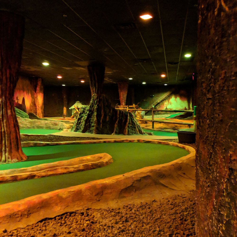 Molten Mountain - Inside the volcano - Mini Golf Near Me - North Myrtle Beach, South Carolina