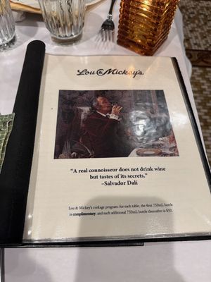 Menu photo 3 Lou & Mickey's San Diego, CA Menu photo 3 Lou & Mickey's San Diego, CA