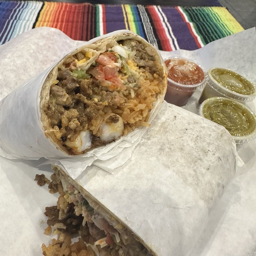 Fuego Cravings - Surf & Turf Burrito - Mexican Near Me - Upland, California Fuego Cravings - Surf & Turf Burrito - Mexican Near Me - Upland, California