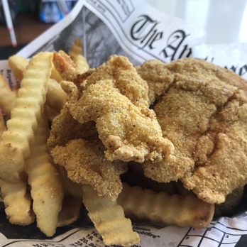 The Fat Fish - 2 piece Red Snapper and 2 piece prawn combo w/ regular fries - Fish & Chips Near Me - Berkeley, California The Fat Fish - 2 piece Red Snapper and 2 piece prawn combo w/ regular fries - Fish & Chips Near Me - Berkeley, California