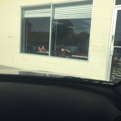 Rock'n Roosters Donuts - The staff as we pulled up and they took the same position as we were getting into our vehicle.