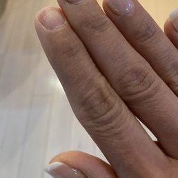 Nails powder French manicure Nails powder French manicure