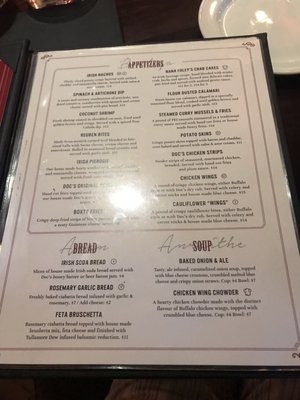 Menu photo 8 Doc Magilligan's Restaurant & Irish Pub Niagara Falls, ON Menu photo 8 Doc Magilligan's Restaurant & Irish Pub Niagara Falls, ON