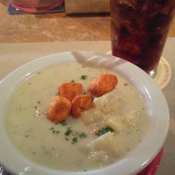 Summer Shack - Boston - NE Clam Chowder (small - $7) and diet coke - Seafood Near Me - Boston, Massachusetts
