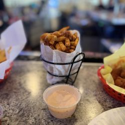 Glory Days Sports Grill - SEASONED THIN FRIES: delicious! I honestly liked the steak cut fries better. Both are amazing.