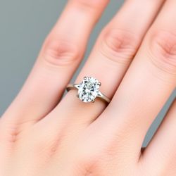 Reiser's Diamond Vault - Oval Diamond solitaire