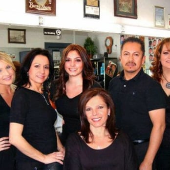 Delia's Barber Shop - Delia surrounded by her barber staff at DELIA'S BARBER SHOP in Old Town La Verne - Barbers Near Me - La Verne, California Delia's Barber Shop - Delia surrounded by her barber staff at DELIA'S BARBER SHOP in Old Town La Verne - Barbers Near Me - La Verne, California