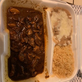 Poco's Mexican Restaurant - What they try to pass for Mole! Chicken, where's the chicken? Mole shouldn't be watery! - Mexican Near Me - Canoga Park, California