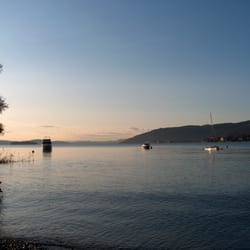 Camping Lido Toce - Morgenstimmung am See