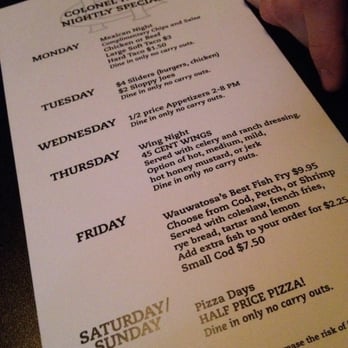 Colonel Hart's - Sloppy Joe's special! Forget about it. - Sports Bars Near Me - Wauwatosa, Wisconsin Colonel Hart's - Sloppy Joe's special! Forget about it. - Sports Bars Near Me - Wauwatosa, Wisconsin
