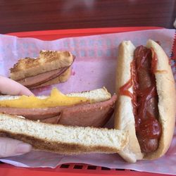 Tom's Dogz & Deli - Fried Bologna Sandwich