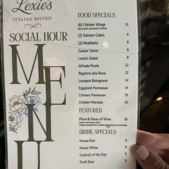 Lexie's Bistro - Happy Hour Menu 7/22/2026 - Italian Near Me - Henderson, Nevada Lexie's Bistro - Happy Hour Menu 7/22/2026 - Italian Near Me - Henderson, Nevada