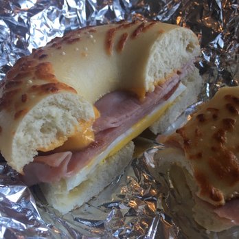 New York Bagel - Asiago breakfast bagel with ham - Bagels Near Me - Baton Rouge, Louisiana New York Bagel - Asiago breakfast bagel with ham - Bagels Near Me - Baton Rouge, Louisiana