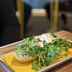 Public Square - Avocado & Beet-Hummus Toast