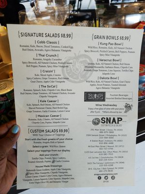 Menu photo 4 Snap Custom Pizza & Salads Bala Cynwyd, PA