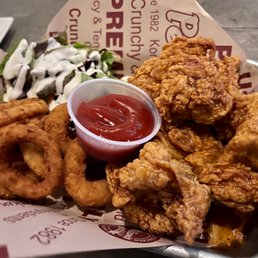 Combo with onion ring
