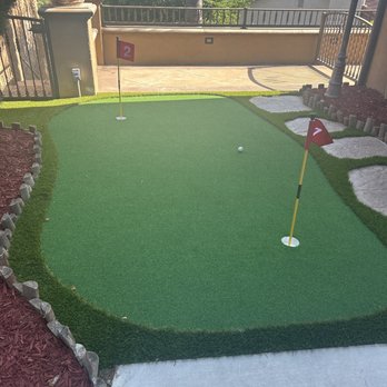 Flawless Grass & Hardscape - Putting green - Artificial Turf Near Me - Corona, California