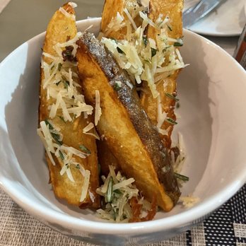 Boca Fish House - Truffle fries with Parmesan and rosemary- big wedges! - Seafood Near Me - Boca Raton, Florida