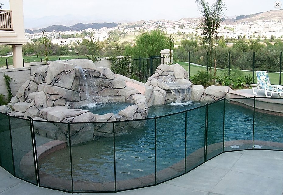 Mesh Pool Fence Installation
