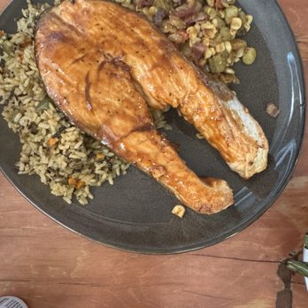Gigi's Southern Table - Salmon Steak (Carolina Cane Catch) - New American Near Me - State College, Pennsylvania Gigi's Southern Table - Salmon Steak (Carolina Cane Catch) - New American Near Me - State College, Pennsylvania