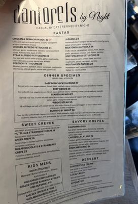 Menu photo 1 Cafe Dantorels Sacramento, CA Menu photo 1 Cafe Dantorels Sacramento, CA