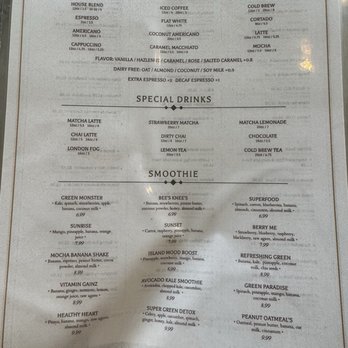 APM coffee - Menu - Coffee & Tea Near Me - Boston, Massachusetts