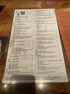 Menu photo 3 Axe & Arrow Gastropub Bremerton, WA
