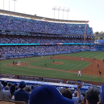 Dodger Stadium - View from 138 M seat 2 on an August evening. - Stadiums & Arenas Near Me - Los Angeles, California Dodger Stadium - View from 138 M seat 2 on an August evening. - Stadiums & Arenas Near Me - Los Angeles, California