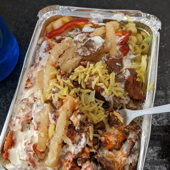 Mido’s Halal Food - $6 Big portion, and so good! Olives in salad. Chicken & Lamb & fries - Food Trucks Near Me - New York, New York Mido’s Halal Food - $6 Big portion, and so good! Olives in salad. Chicken & Lamb & fries - Food Trucks Near Me - New York, New York