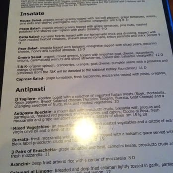 Cibo - One of the menus - Pizza Near Me - Phoenix, Arizona