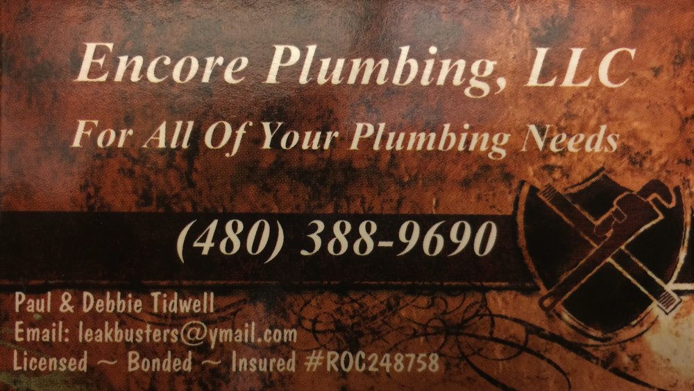 Slide of Encore Plumbing