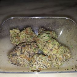Redwood Herbal Alliance - Lumpy's California breezy flower 3.5 grams. Id pay 45 for it.
