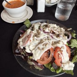 Swartzendruber's Supper Club - Tomato basil soup and build your own salad
