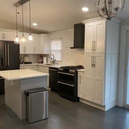 Cabinets, countertop and backsplash were all purchased at Golden Source