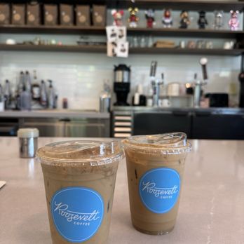 Roosevelt Coffee - Banana Oat Milk Latte Iced - Cafes Near Me - Irvine, California Roosevelt Coffee - Banana Oat Milk Latte Iced - Cafes Near Me - Irvine, California
