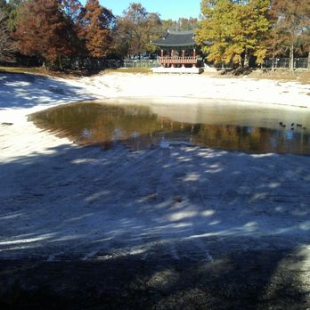 Denman Estate park - Still dredged- but some water now for ducks etc - Parks Near Me - San Antonio, Texas